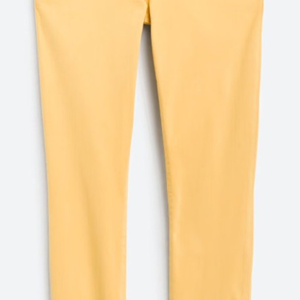 Cosmic Blue Love Callie Cuffed Skinny Pant - Yellow - Size 8 / 29